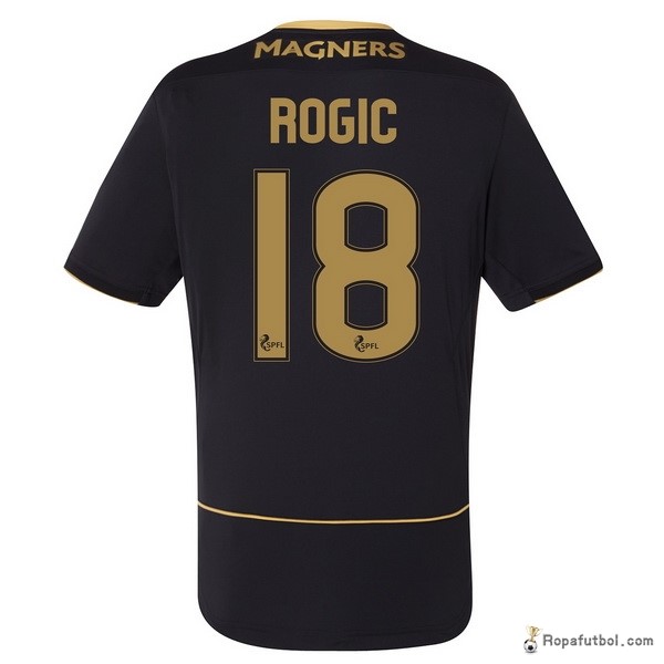 Camiseta Celtic Replica Segunda Ropa Rogic 2016/17 Negro